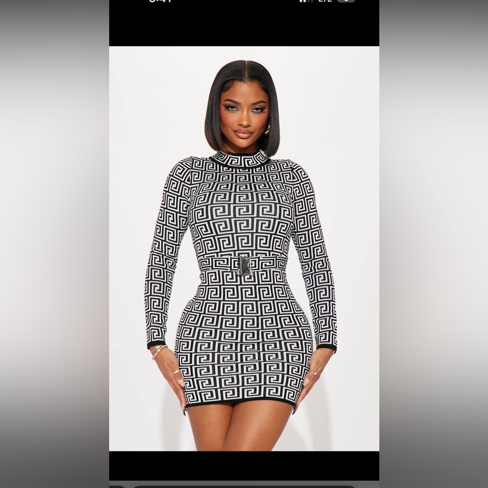 FashionNova Sweater Mini Dress
